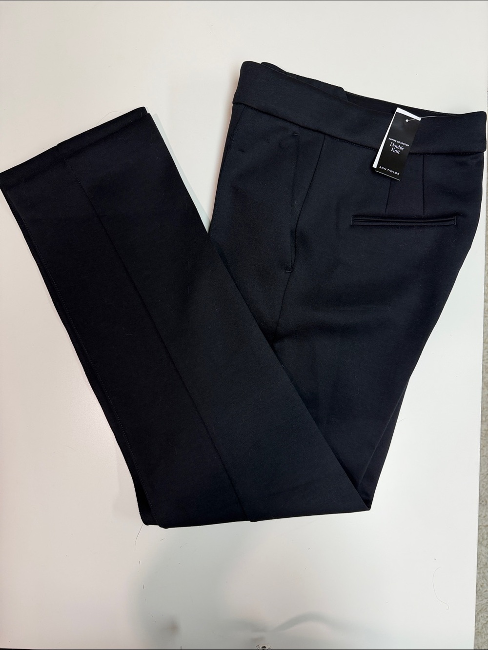 Black Women's Tailored Stretch Ponte Pants
